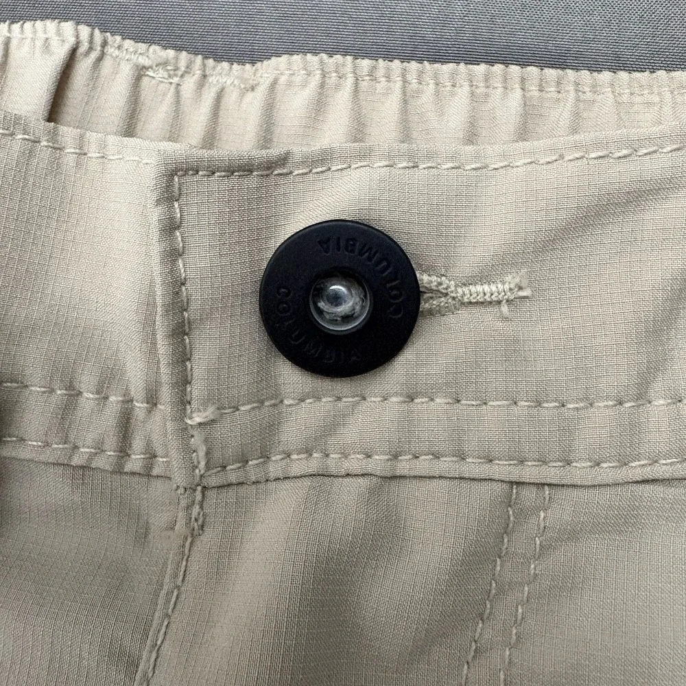 Columbia Men's Cargo Pants with Belt Size 28W 30L Hiking Outdoors Fishing